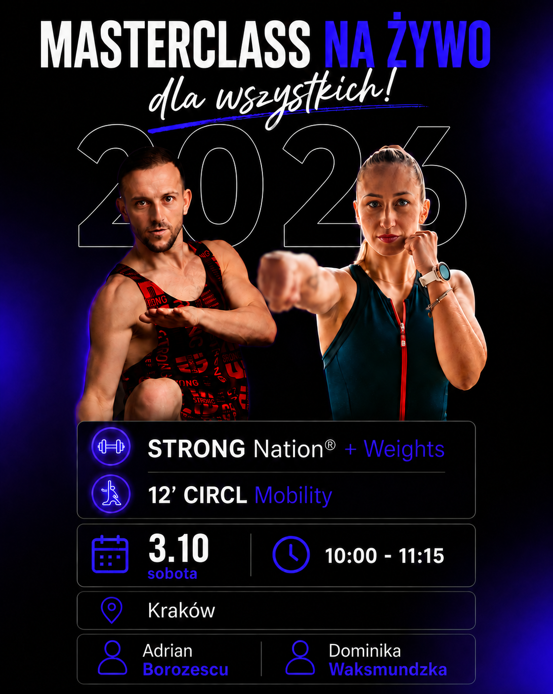 MASTERCLASS STRONG NATION® | KRAKÓW 03.10.26 R.