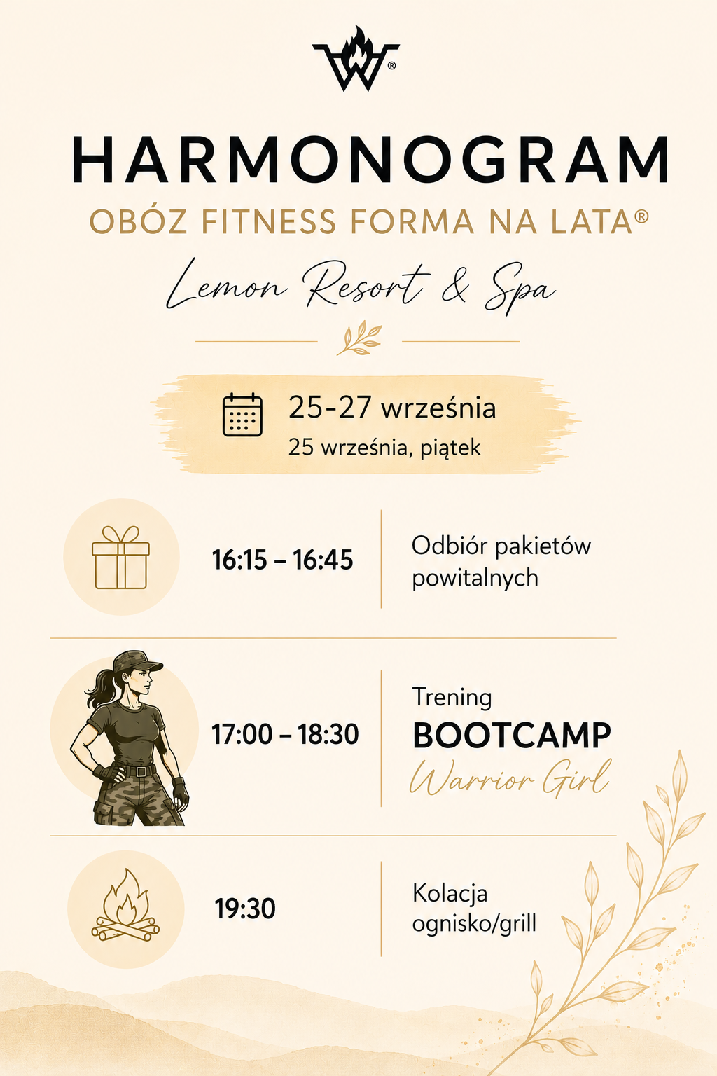 Obóz Fitness | Forma na lata® 25-27.09.26 r. | Lemon Resort & SPA - obrazek 2